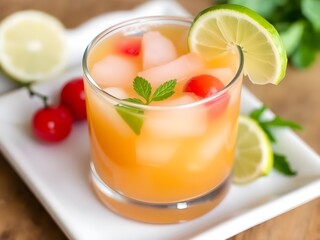 Fototapeta premium Sweet and Sour Serenade - A harmonious blend of flavors in a classic dish 1