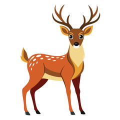 deer-stricker-vector-design-with-a-white-backgroun.eps