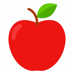 Fototapeta premium Apple isolated on white background