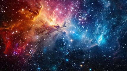 Cosmic Nebula: A Celestial Tapestry of Stars and Gas