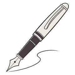  Pen icon vector art illustration