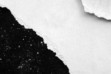 Old ripped torn blank black and white posters textures backgrounds grunge creased crumpled paper...
