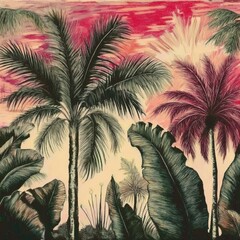 palm tree silhouette