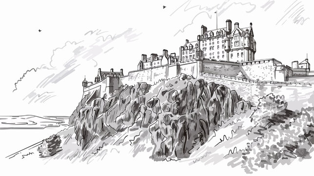 Edinburgh Castle: Historic Fortress with Majestic Architecture
