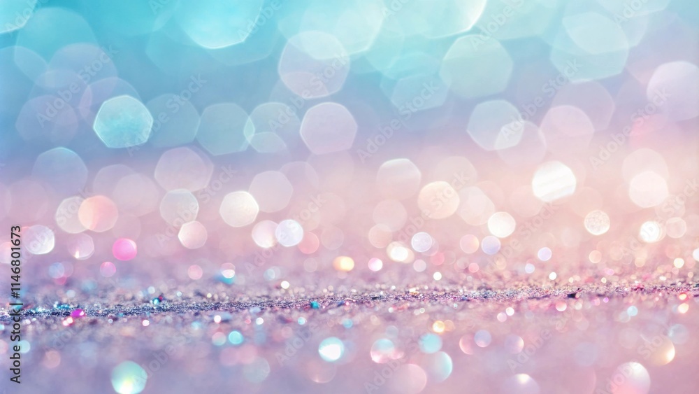 Poster abstract festive glitter background with shimmering lights and soft focus