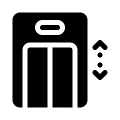 Elevator glyph icon