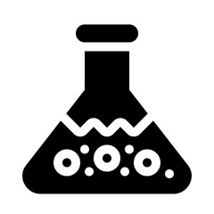 Laboratory glyph icon