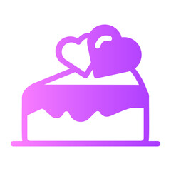 cake gradient icon