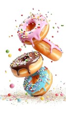 Colorful donuts