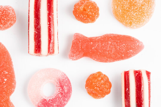 Swedish Candy, Colorful Candy, Gummy Candy, Candy Background, Trendy Food, Food Background, Candy Macro Photo, Gummy Fish Candy, Chewy Candy Background