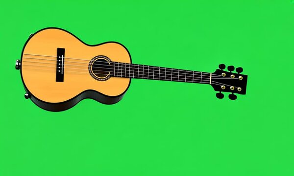  Banjo 3D cartoon on a green background