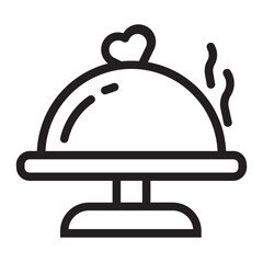 restaurant line icon