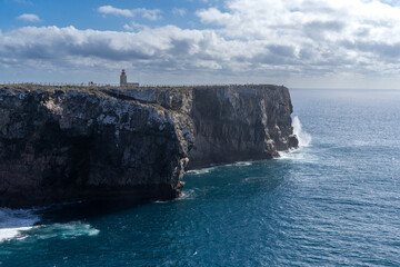 Steilk&uuml;ste mit Leuchtturm Portugal Sagres