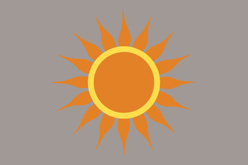abstract sun vector illustration