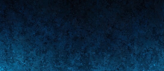 Fototapeta premium Blue gradient background grainy glowing blue light on dark backdrop noise texture effect banner header design