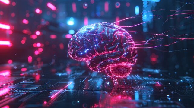 Digital Brain: AI, Neural Network, and Circuitry