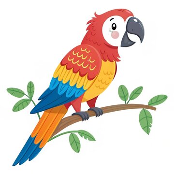parrot on a branch