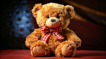 Teddy bear with a toy