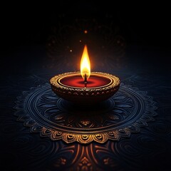 Illuminating diwali celebration with diyas indoor setting photography warm ambiance close-up view festive spirit