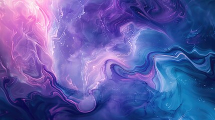 Abstract vivid colorful wave flowing express energetic texture. Seamless texture of vividness curve swirling convey sense of harmony and wonderful scene perfect for effect and graphic design. AIG61.