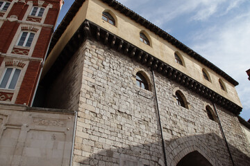 st mary archway in burgos in spain