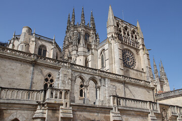 Fototapeta premium gothic cathedral in burgos in spain