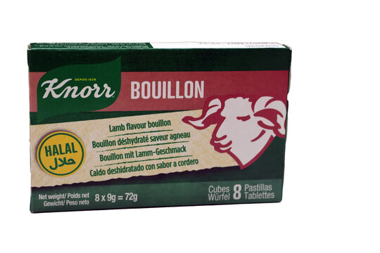 Boite de bouillon cube Hallal