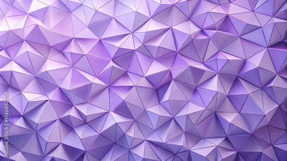 Poster abstract violet geometric triangular pattern with subtle depth and textured surface