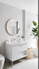 Fototapeta premium Bathrooms_Trend inspiration for your interior designs and social networks such as YouTube, Instagram or WhatsApp.