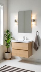 Fototapeta premium Bathrooms. Trend inspiration for your interior designs and social networks such as YouTube, Instagram or WhatsApp.