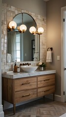 Bathrooms. Trend inspiration for your interior designs and social networks such as YouTube, Instagram or WhatsApp.

