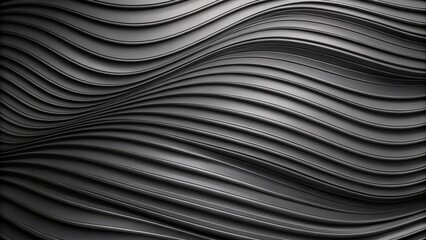 Abstract Wavy Black Lines - A Minimalist Design with a Modern Aesthetic