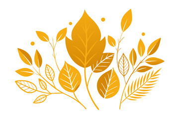 vector set of leaves