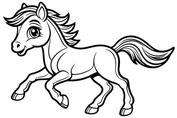 horse with background