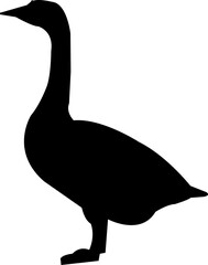 Duck silhouette collection, pool, water,