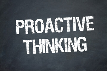 Fototapeta premium Proactive thinking 