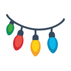 Colorful String Lights for Holiday Decorations