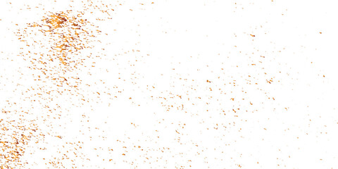 Doted and confetti golden glitter on transparent background. Shiny glittering dust. Gold glitter sparkle confetti that floats down falling. Vector illustration.	
