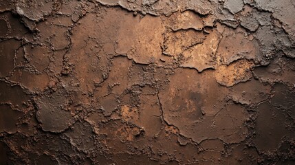 Fototapeta premium Cracked Brown Earth Texture Background Image