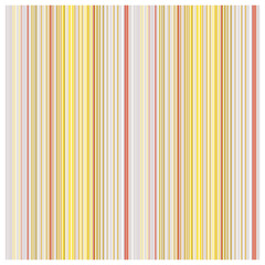 Abstract pattern of vertical stripes in shades of red, yellow, and beige, Colorful striped wallpaper with alternating yellow, orange, and pink stripes, creating a vibrant and energetic atmosphere.