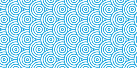 	
Overlapping creative diamond circle abstract blue pattern waves texture. geometric digital fabric pattern circles floral and spiral round use for template, material, element, ornament background.