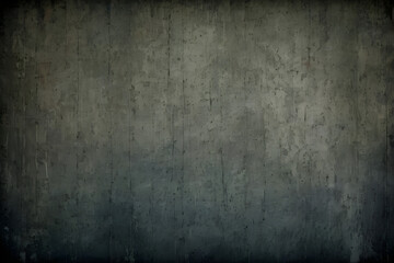 Dark grunge concrete wall creating dramatic background texture