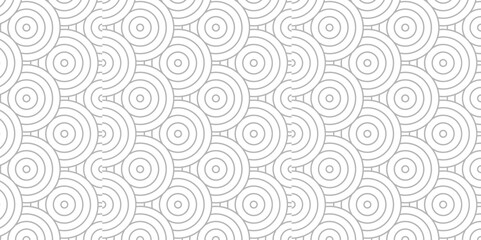 Overlapping creative diamond circle abstract gray pattern waves texture. white geometric digital fabric pattern floral and spiral round use for template, material, element, ornament background.