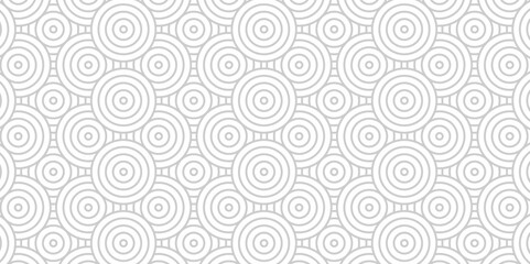 Fototapeta premium Overlapping creative diamond circle abstract gray pattern waves texture. white geometric digital fabric pattern floral and spiral round use for template, material, element, ornament background.