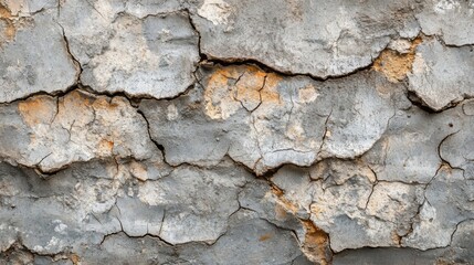 Fototapeta premium Cracked and weathered concrete wall texture