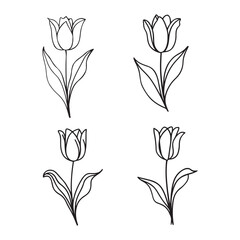 flower silhouette vector, Azalea silhouette, Azalea silhouette black clipart  flower silhouette vector illustration