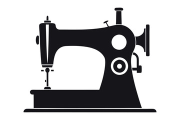 sewing machine clip art vector illustration