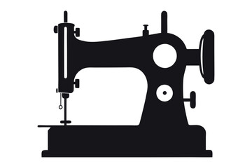 sewing machine clip art vector illustration