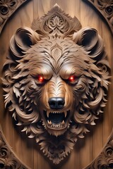 Obraz premium Bear Head