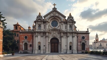 Obraz premium Venice Jewish Ghetto Synagogue Entrance.